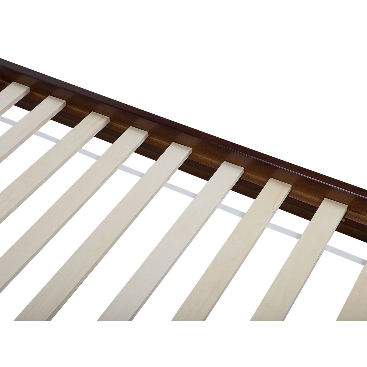 Łóżko drewniane 160 x 200 cm ciemne GIULIA