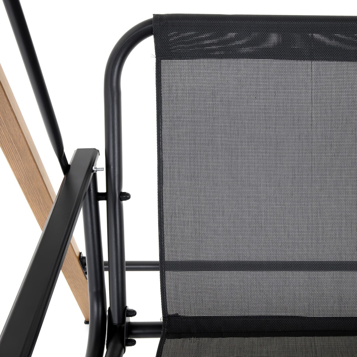 Huśtawka ogrodowa 3-osobowa WOLNOSTOJĄCA bujana STALOWA z poduszką DASZKIEM