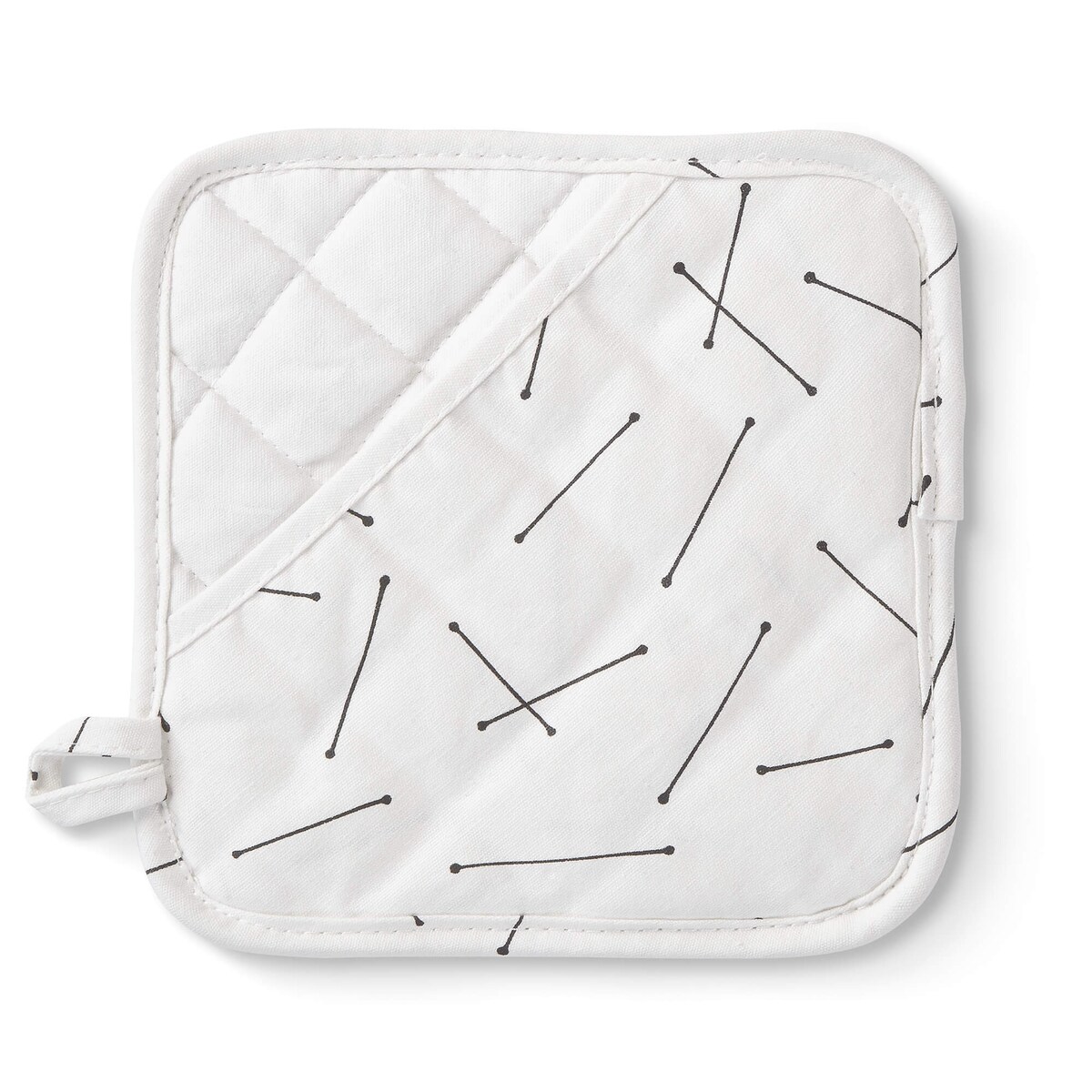 Łapka do garnków Rayen - 21 x 21 cm, Biały