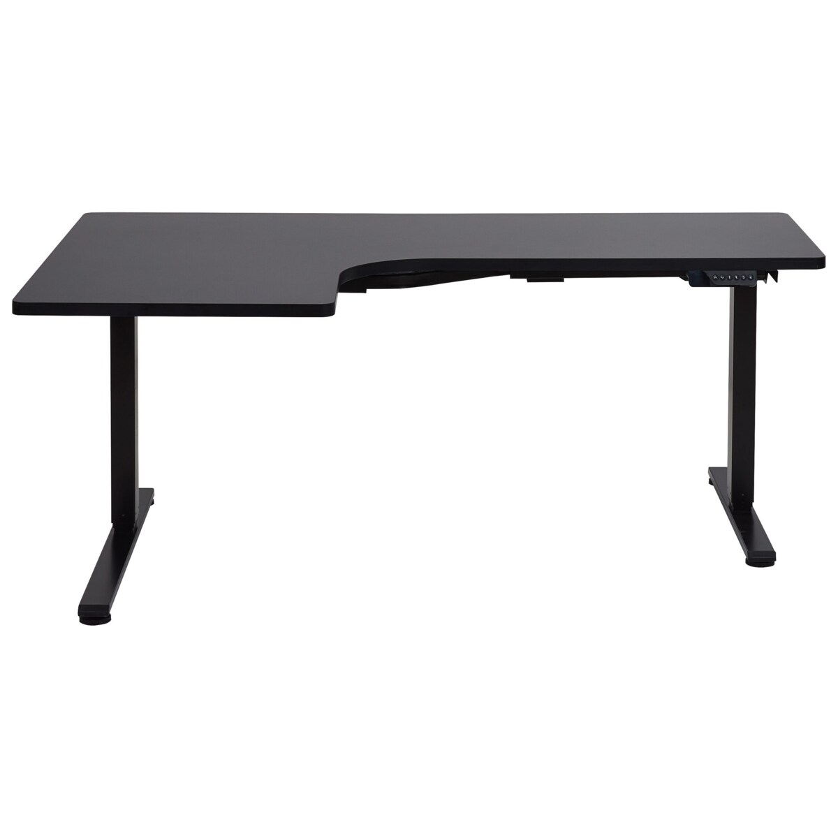 Biurko regulowane Elektryczny Lewostronny Czarny DESTINES