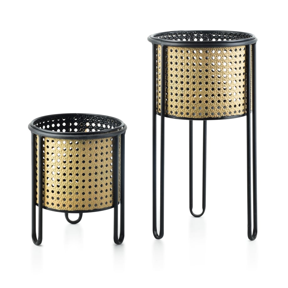 SWEN Komplet 2 osłonek plecionka wiedeńska 20xh40cm, 18xh23cm