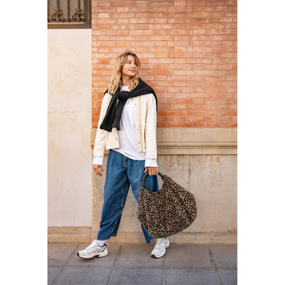 Torba LOOPBAG HOBO, leo fake fur