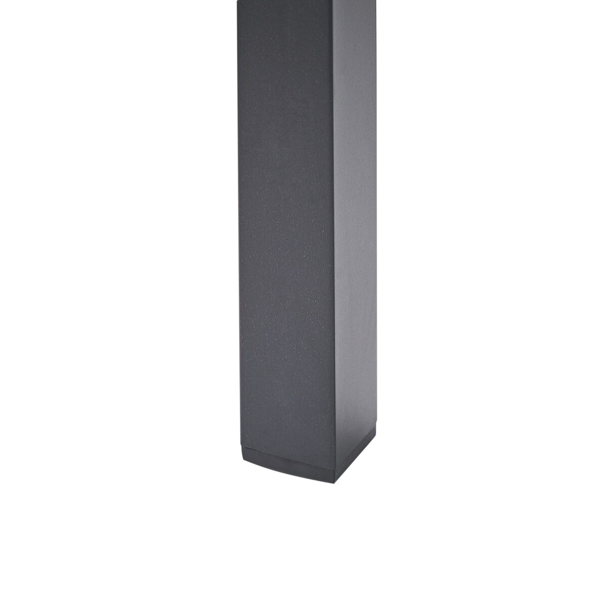Stół ogrodowy VERNIO 180 cm 90 cm Metal Czarny