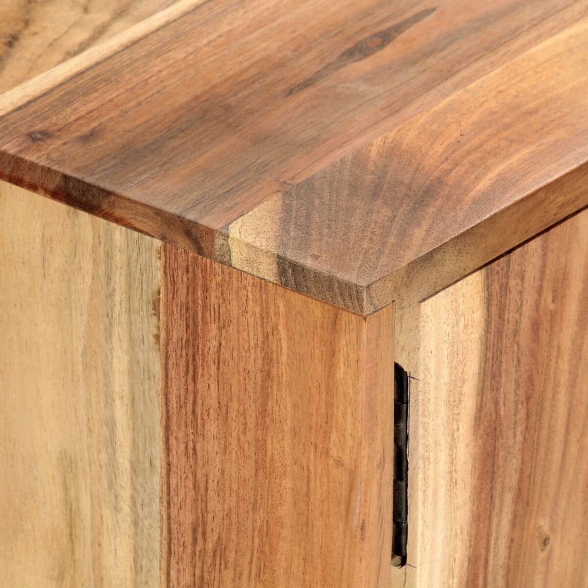 vidaXL Szafka pod TV, 118x30x45 cm, lite drewno akacjowe