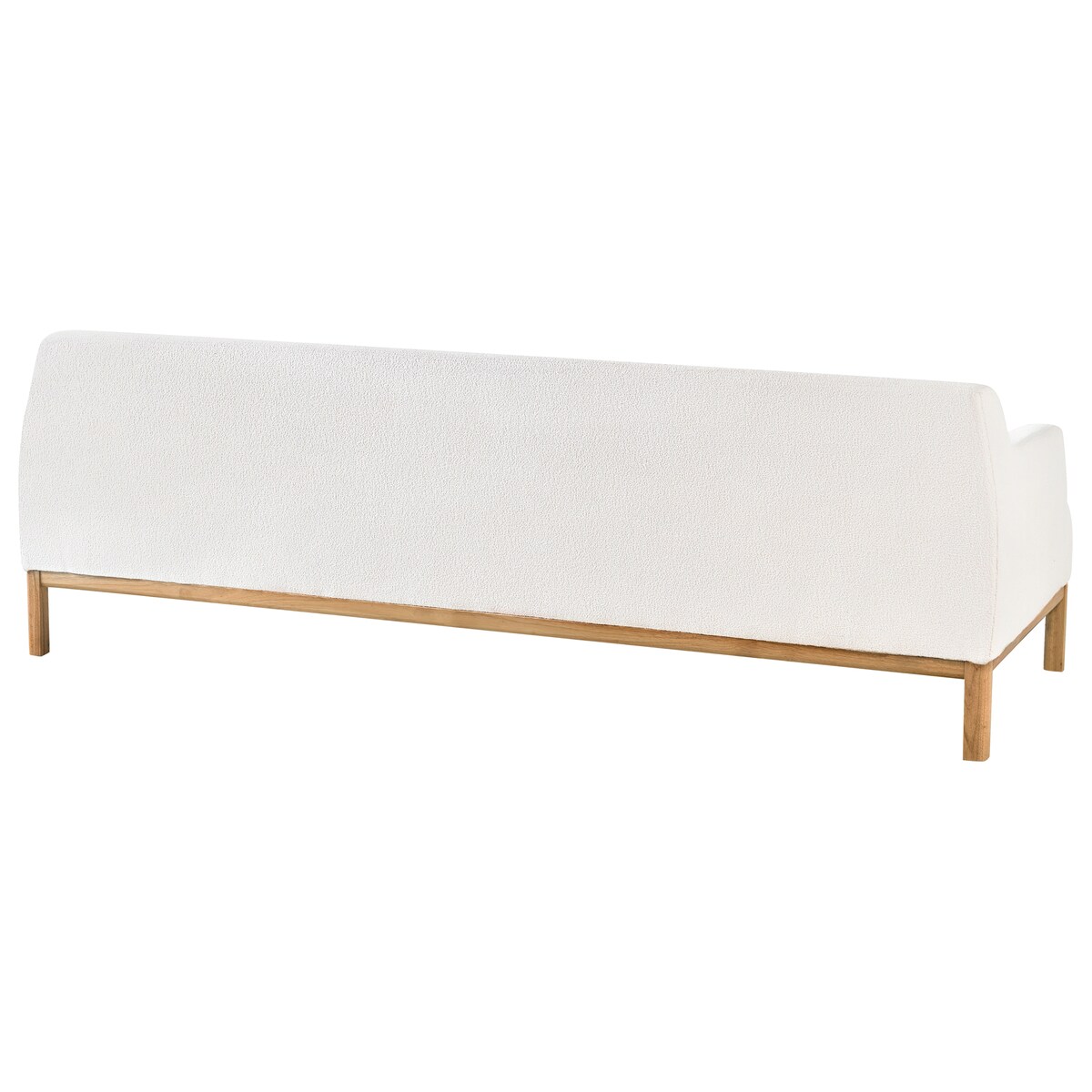 Sofa dla 3 osób SOSJO Boucle Złamana biel