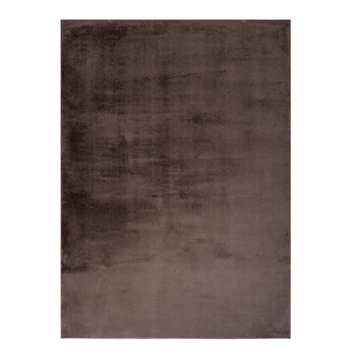 Dywan Rabbit Ciemnobrązowy Futro Królika Topila 4000 futrzany 80x150