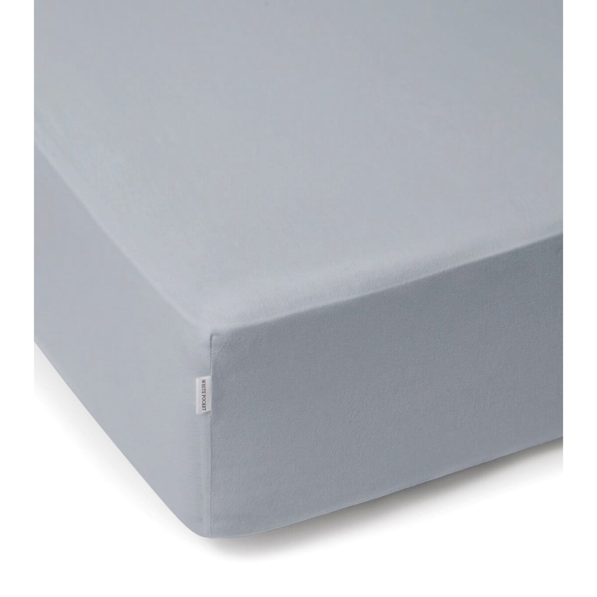 Prześcieradło dzianinowe z gumką szare 160 x 200 cm