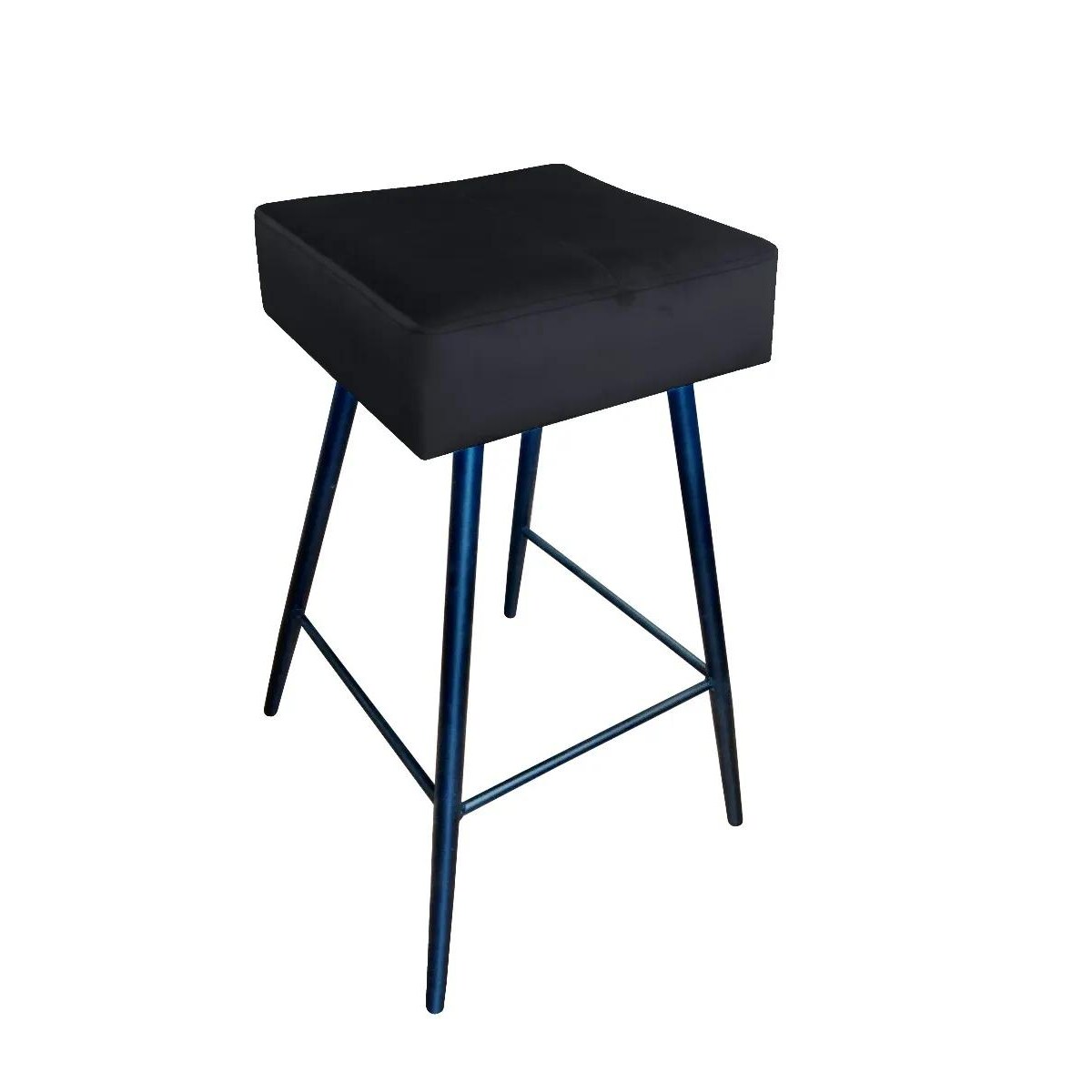 Hoker niski OLIMP VELVET czarny