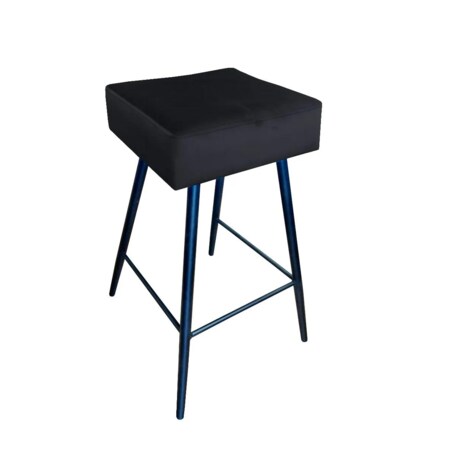 Hoker niski OLIMP VELVET czarny