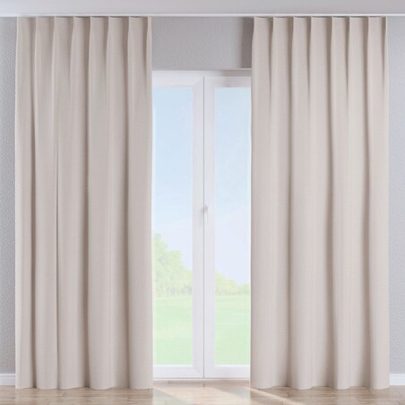 Zasłona na haczykach flex pojedynczych 130x245 beżowy