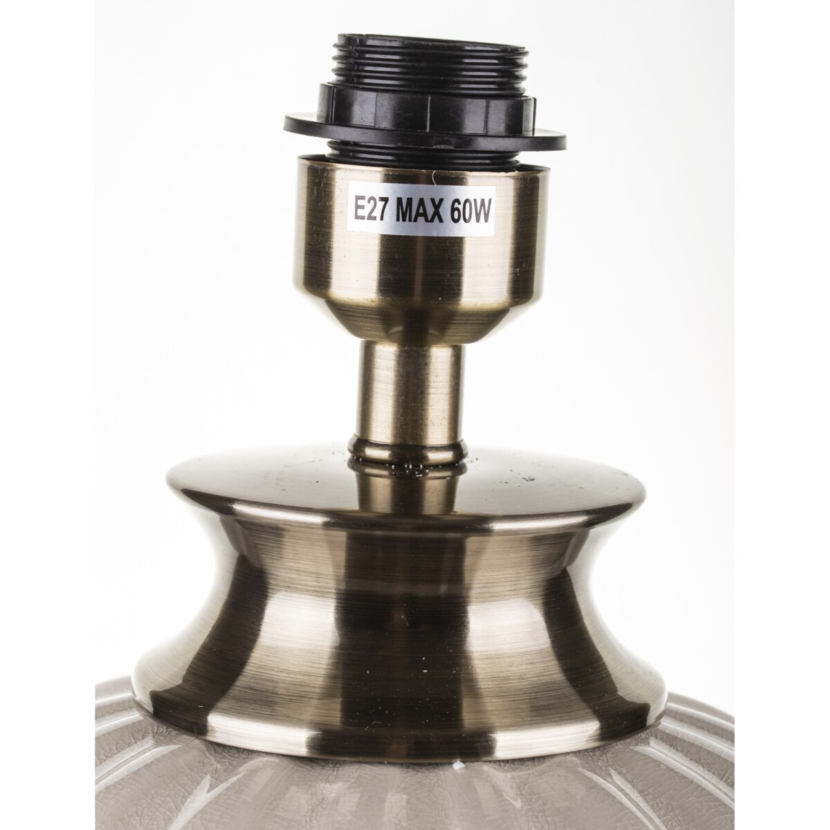 Lampa ceramiczna 91x45x45 cm beżowa DIGOMI