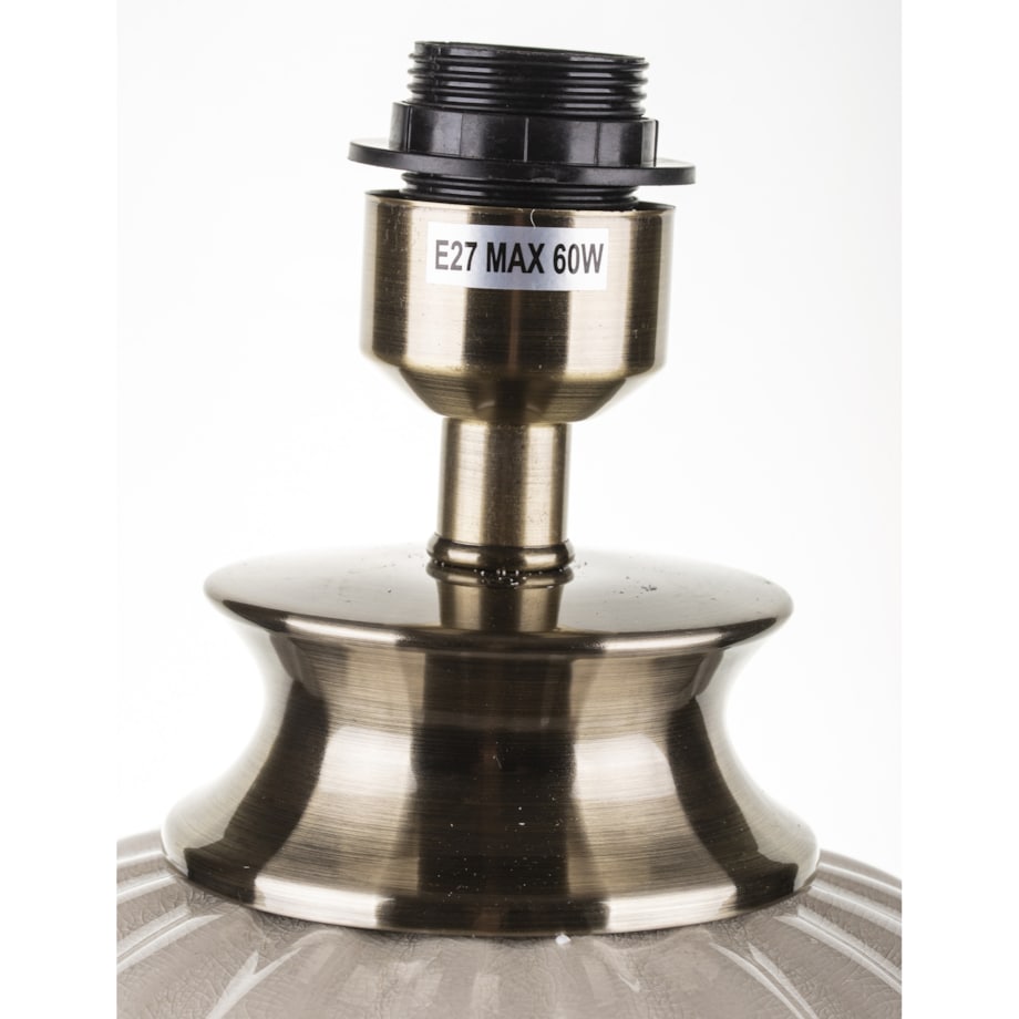 Lampa ceramiczna 91x45x45 cm beżowa DIGOMI