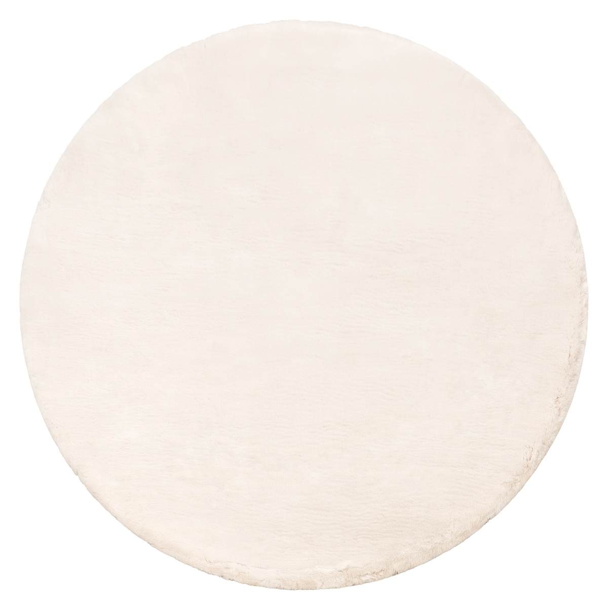 Dywan TEDDY NEW sand 52 koło Shaggy beż koło 160 cm