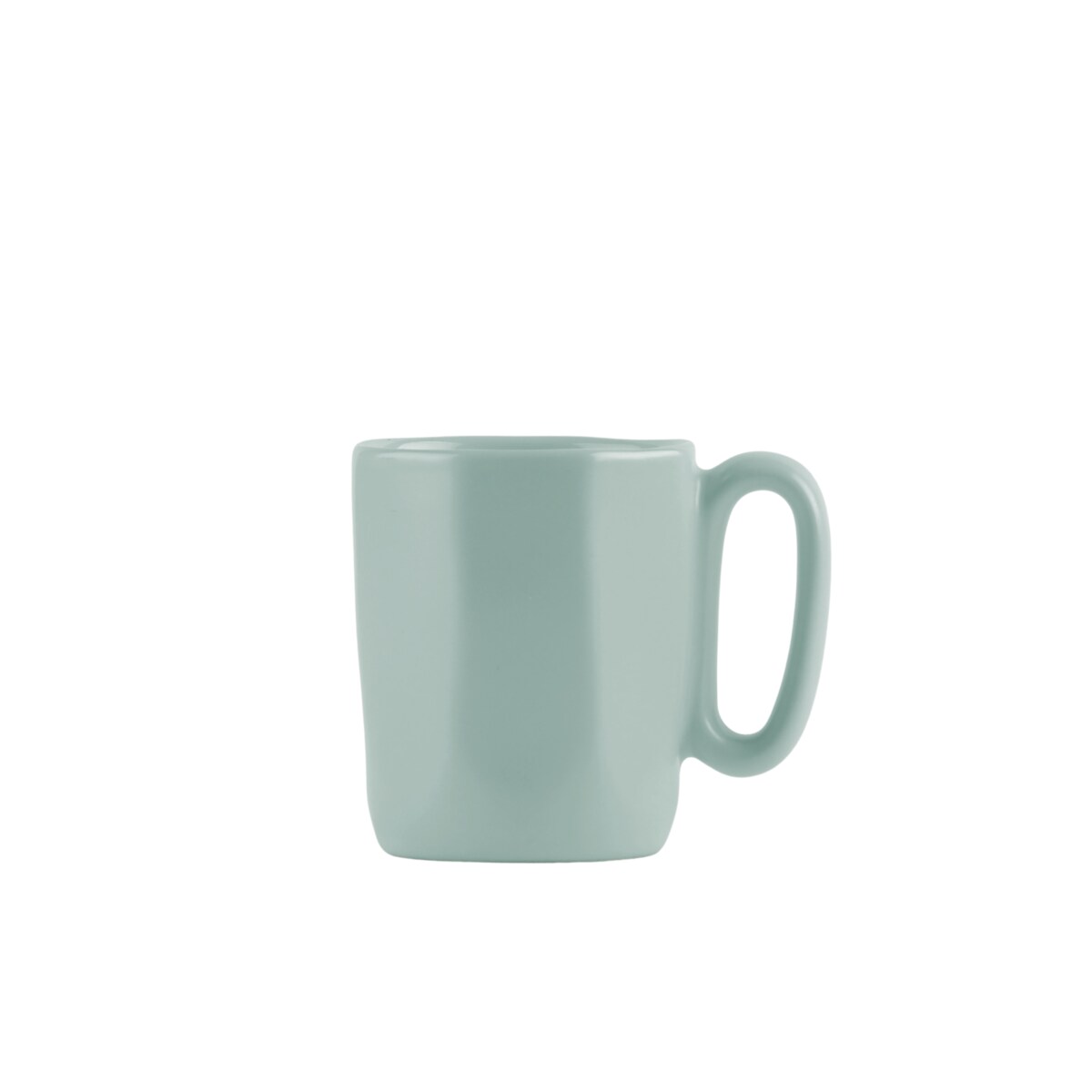 Dwa kubki ceramiczne z uszkiem 80 ml Fuori miętowe 29996
