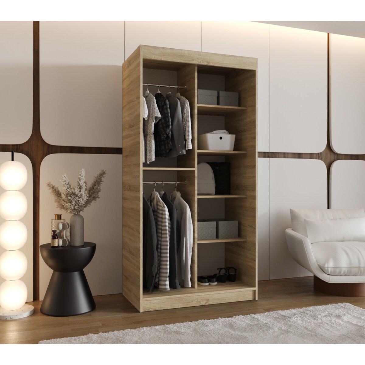 Szafa przesuwna ROYAL 100 sonoma