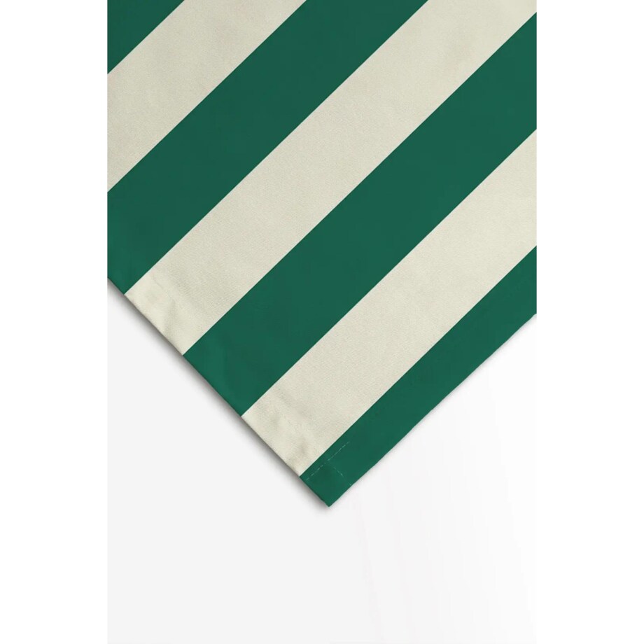 Obrus świąteczny - klasyczne zielone pasy - 140x240