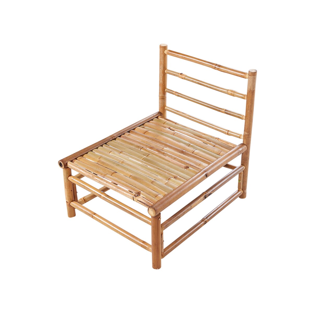 Zestaw ogrodowy ze stolikiem dla 5 osób CERRETO Drewno bambusowe Złamana biel