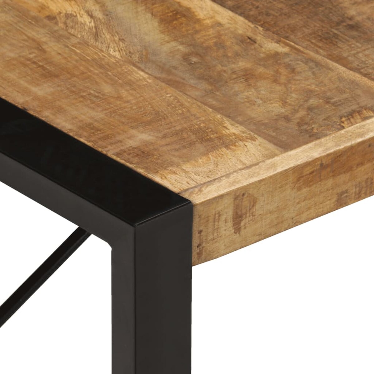 vidaXL Stolik kawowy, 140 x 70 x 40 cm, surowe drewno mango