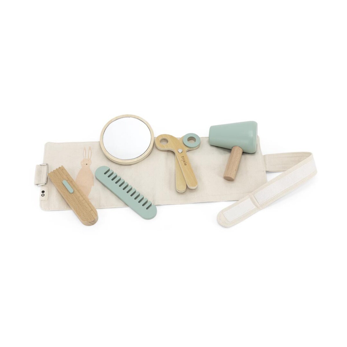 Drewniany zestaw fryzjerski Trixie Baby