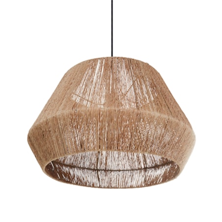 Lampa wisząca z juty naturalna BIRAU