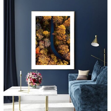 Poster Story, Plakat, Obraz - Las w Barwach Jesieni, wymiary 21 x 30 cm