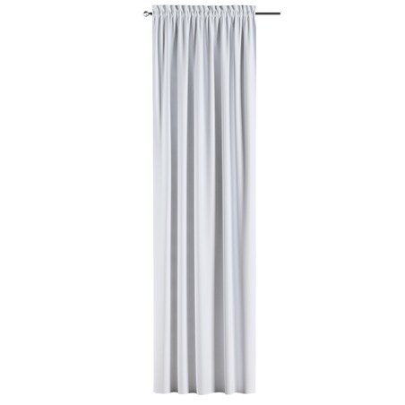 Zasłona na kanale z grzywką 1 szt. 130x260 biały
