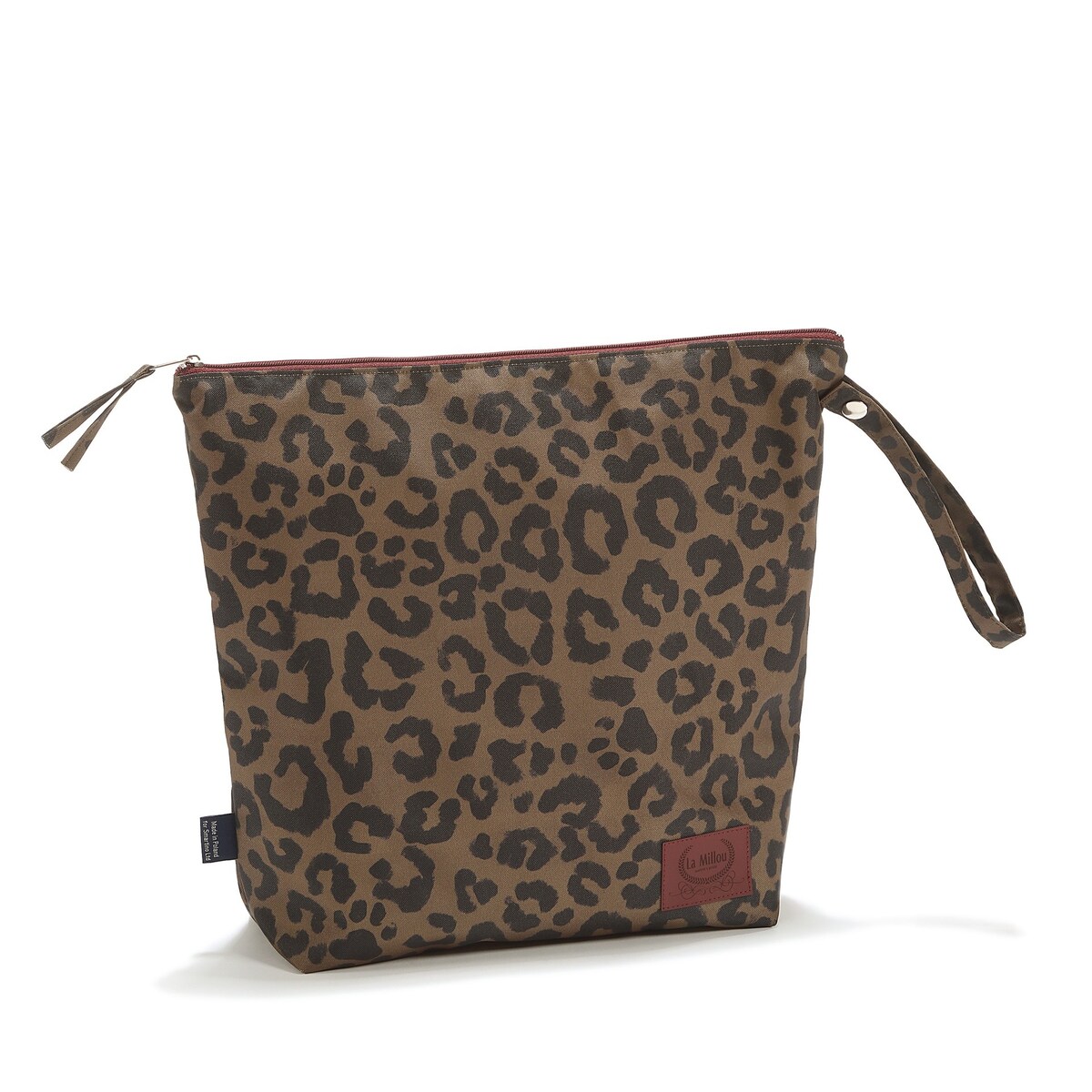 La Millou - Kosmetyczka wodoodporna LEOPARD CHOCO by Magdalena Lamparska