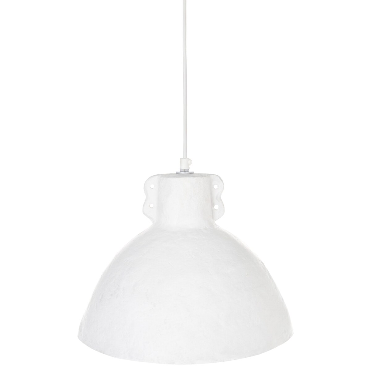 Lampa wisząca MIGUELETE Papier-mâché Biały