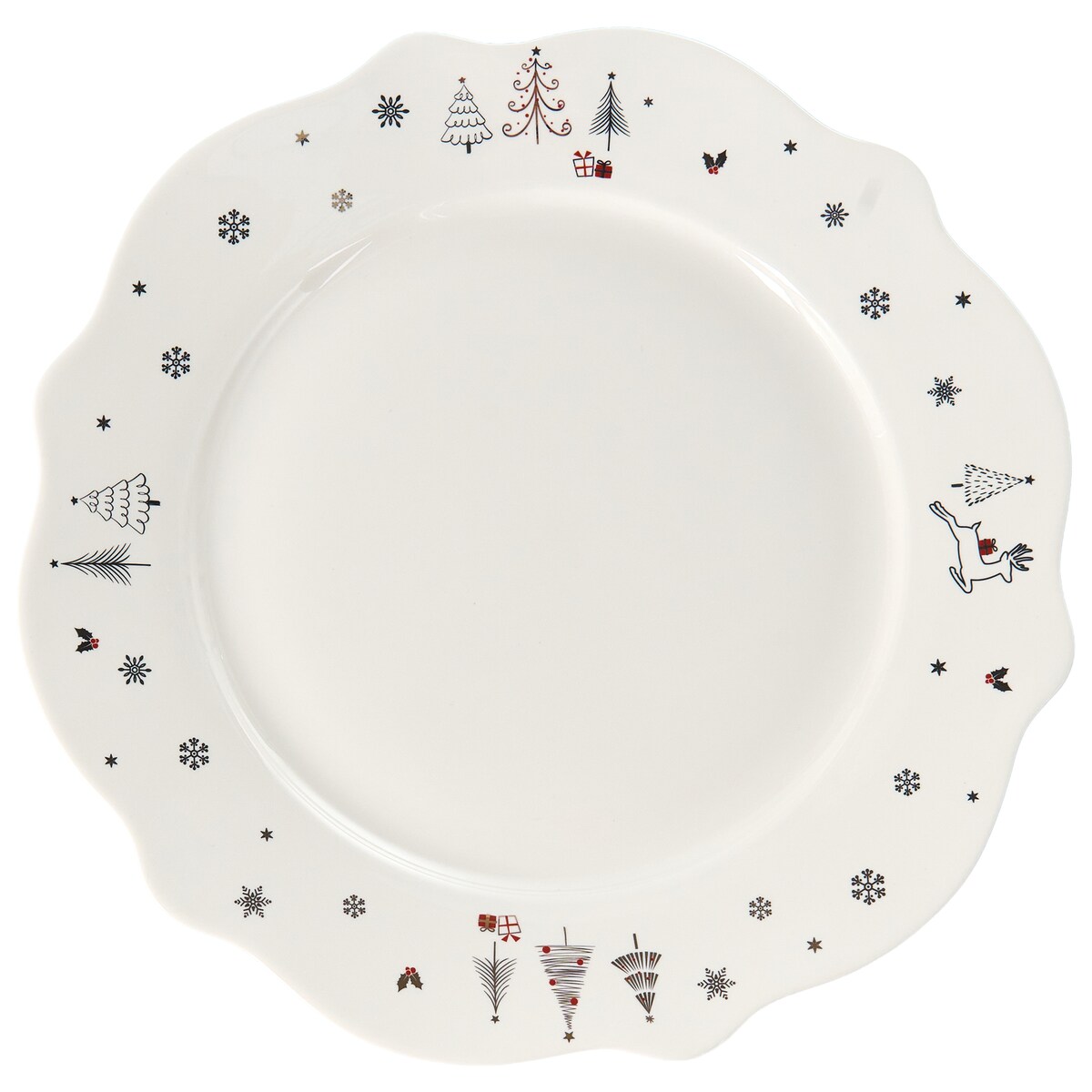 Zastawa stołowa 20-częściowa PERILLA Porcelana Biały