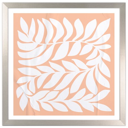 Ramka na zdjęcia 30x30 cm srebrna rama MDF z plexi do powieszenia pion poziom klasyczna kwadratowa ramka FRAMAI®