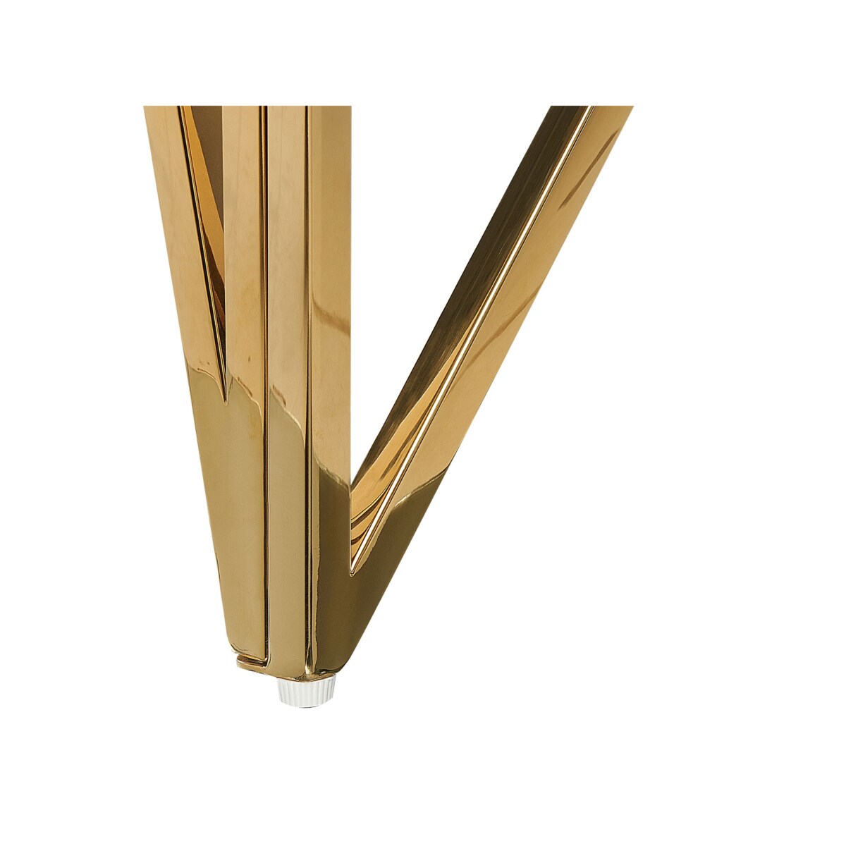 Konsola szklana złota WESO