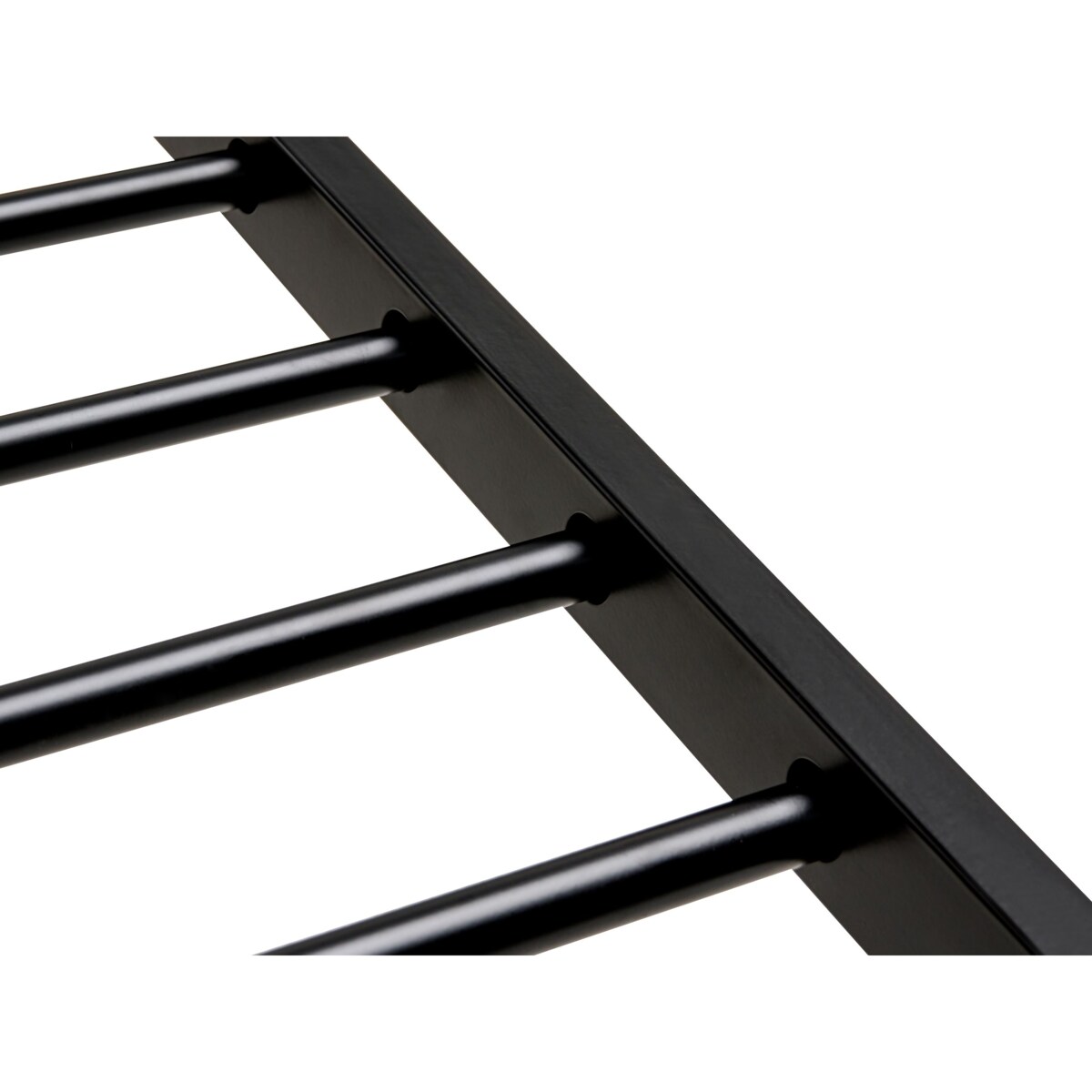 Łóżko piętrowe Metal CHAMONIX 90/140 x 200 cm Czarny