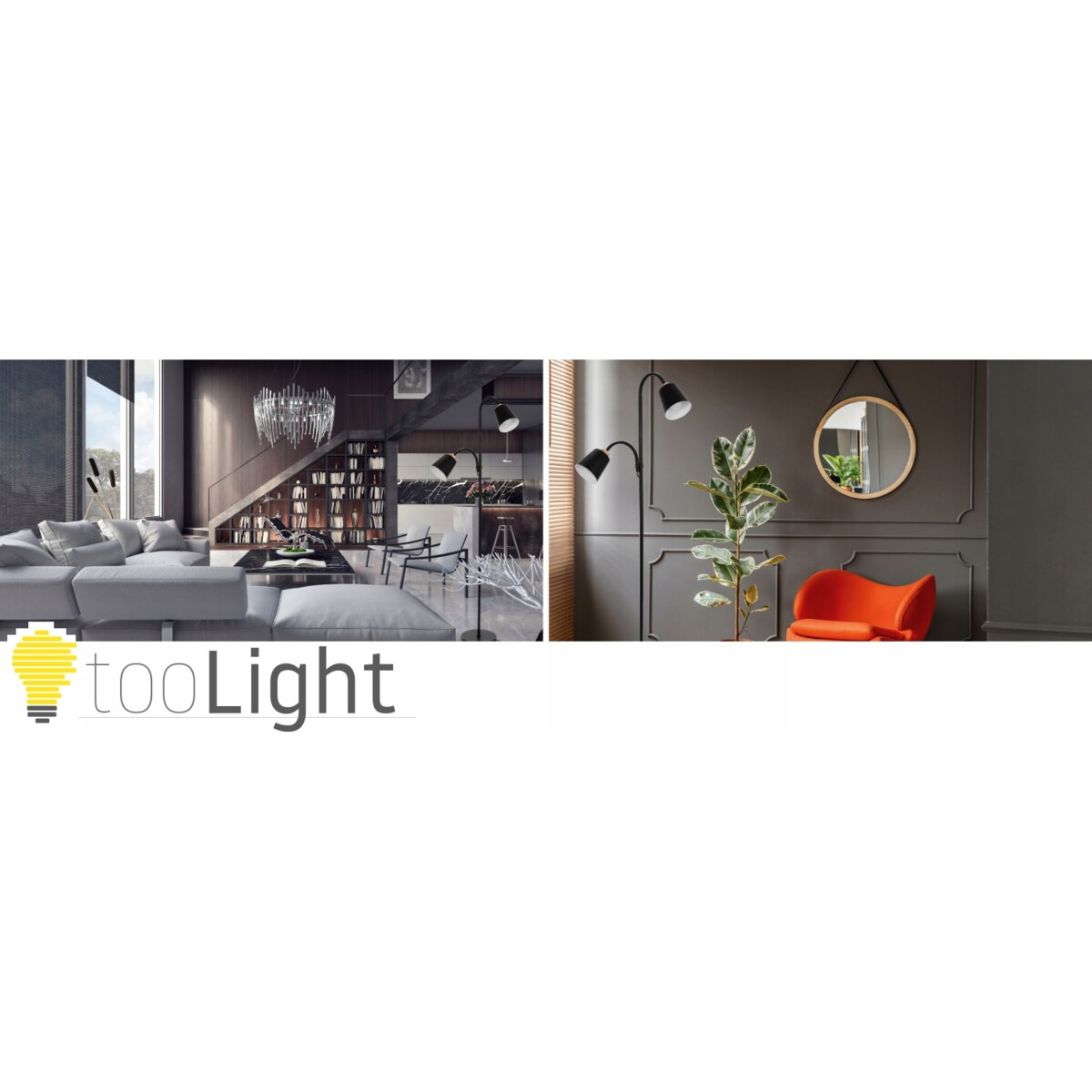 Lampa Stojąca Podłogowa Nowoczesna Czarna Loft