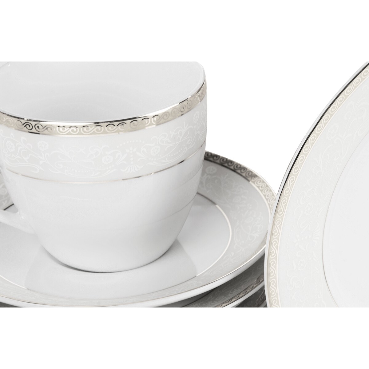 Serwis herbaciany 6os. (12el.) AGAWA PLATIN