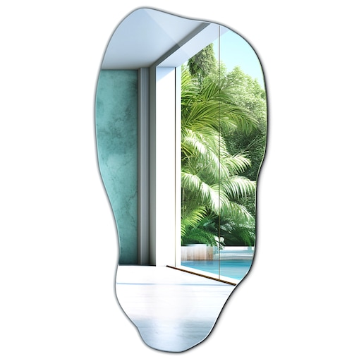 Lustro Faliste Gruszka 45x90 cm