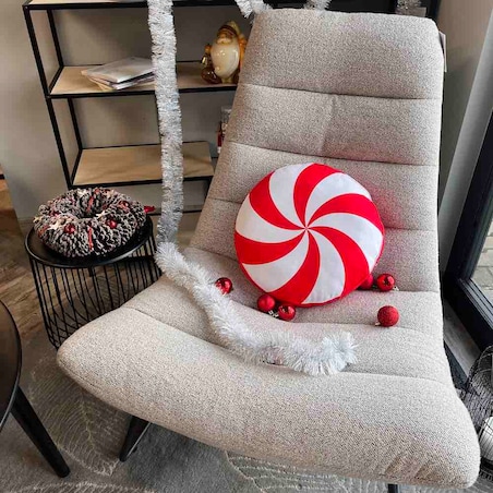 Poduszka świąteczna okrągły Cukierek