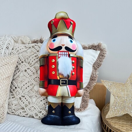 Poduszka świąteczna Dziadek do orzechów