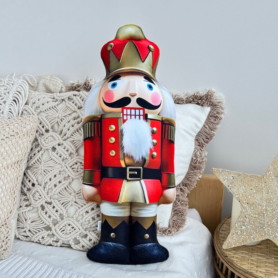 Poduszka świąteczna Dziadek do orzechów