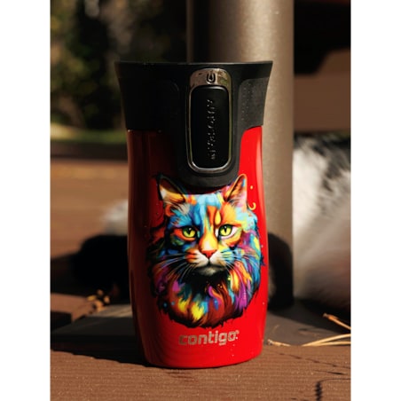Kubek termiczny Contigo West Loop Mini 300ml - Kot - Goji Berry