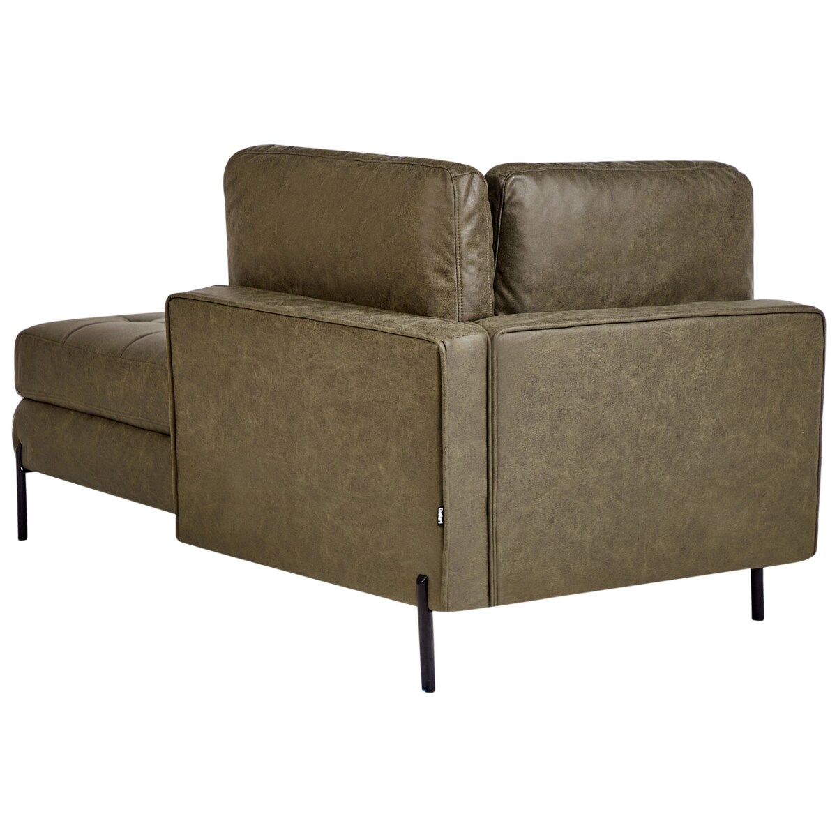 Szezlong lewostronny zielony REBAIS