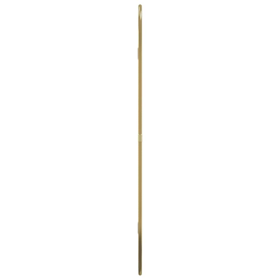 vidaXL Lustro ścienne, złote, 60x40 cm