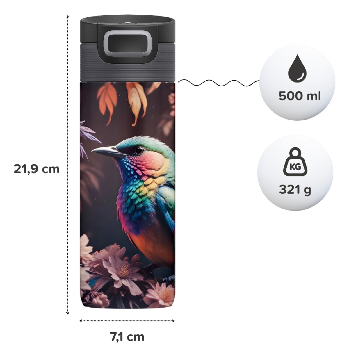 Kubek termiczny 500 ml (Bird) Etna Kambukka