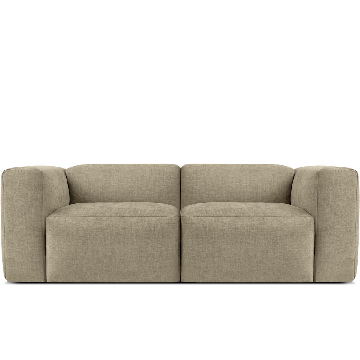 KONSIMO BUFFO 2-osobowa sofa z niezwykle miękkim i wygodnym siedziskiem, kolor piaskowy