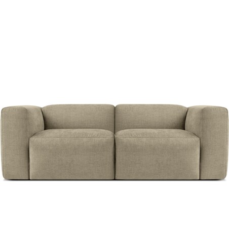 KONSIMO BUFFO 2-osobowa sofa z niezwykle miękkim i wygodnym siedziskiem, kolor piaskowy