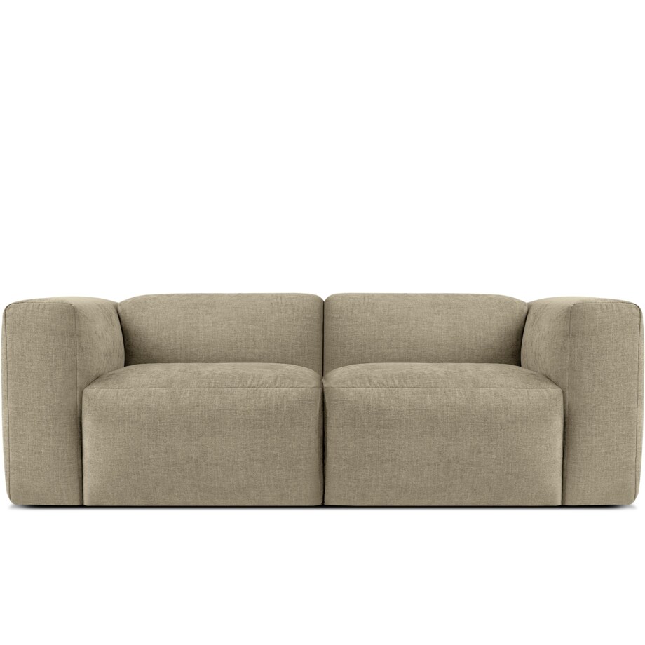 KONSIMO BUFFO 2-osobowa sofa z niezwykle miękkim i wygodnym siedziskiem, kolor piaskowy