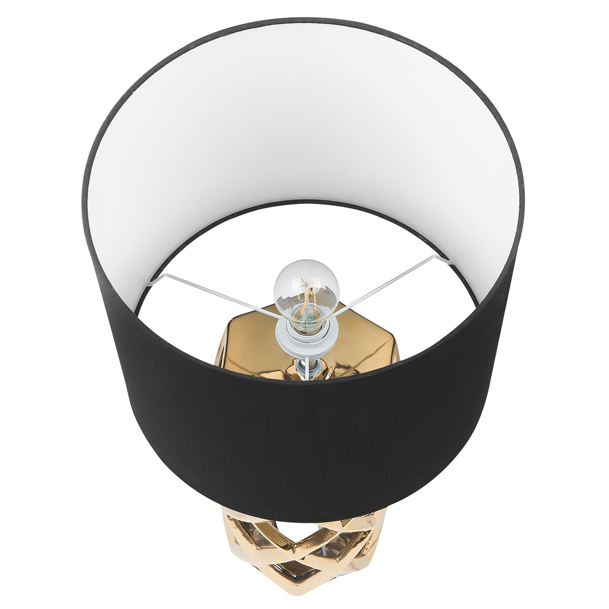 Lampa stołowa SELJA Ceramika Złoty