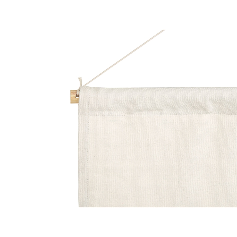 Dekoracja ścienna z frędzlami biała THUL