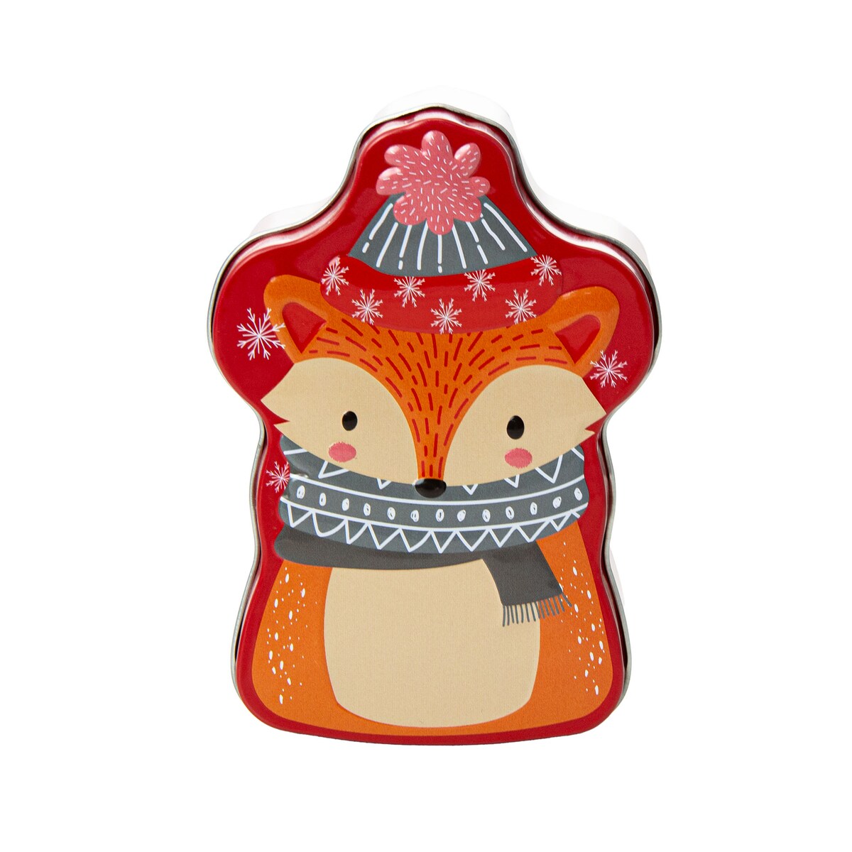 Puszka Na Pierniki Ciastka Herbatę Świąteczna Boże Narodzenie 9X13 Cm Lis