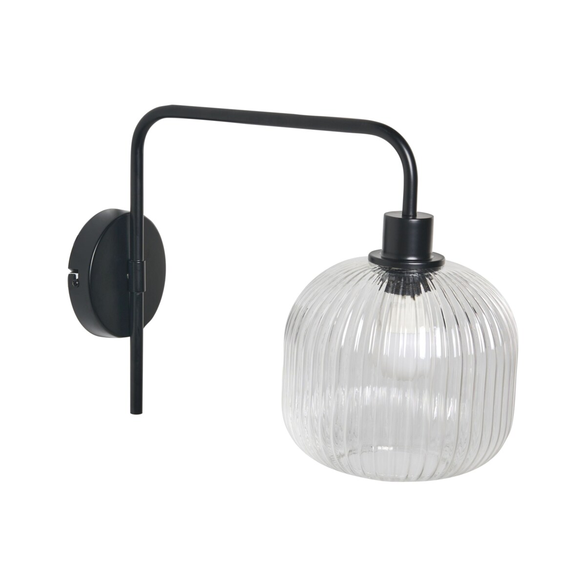 Zestaw 2 lamp ściennych COMAPALA Metal Czarny