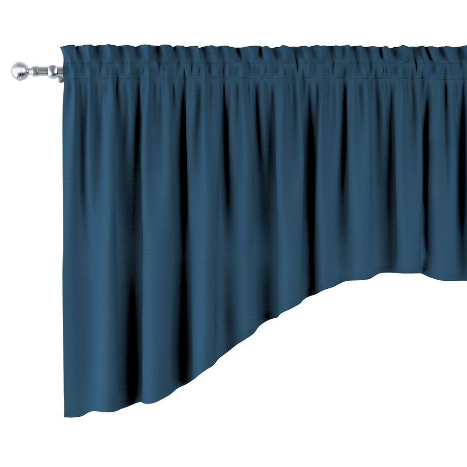 Lambrekin łuk 250x75 ocean blue (morski niebieski)